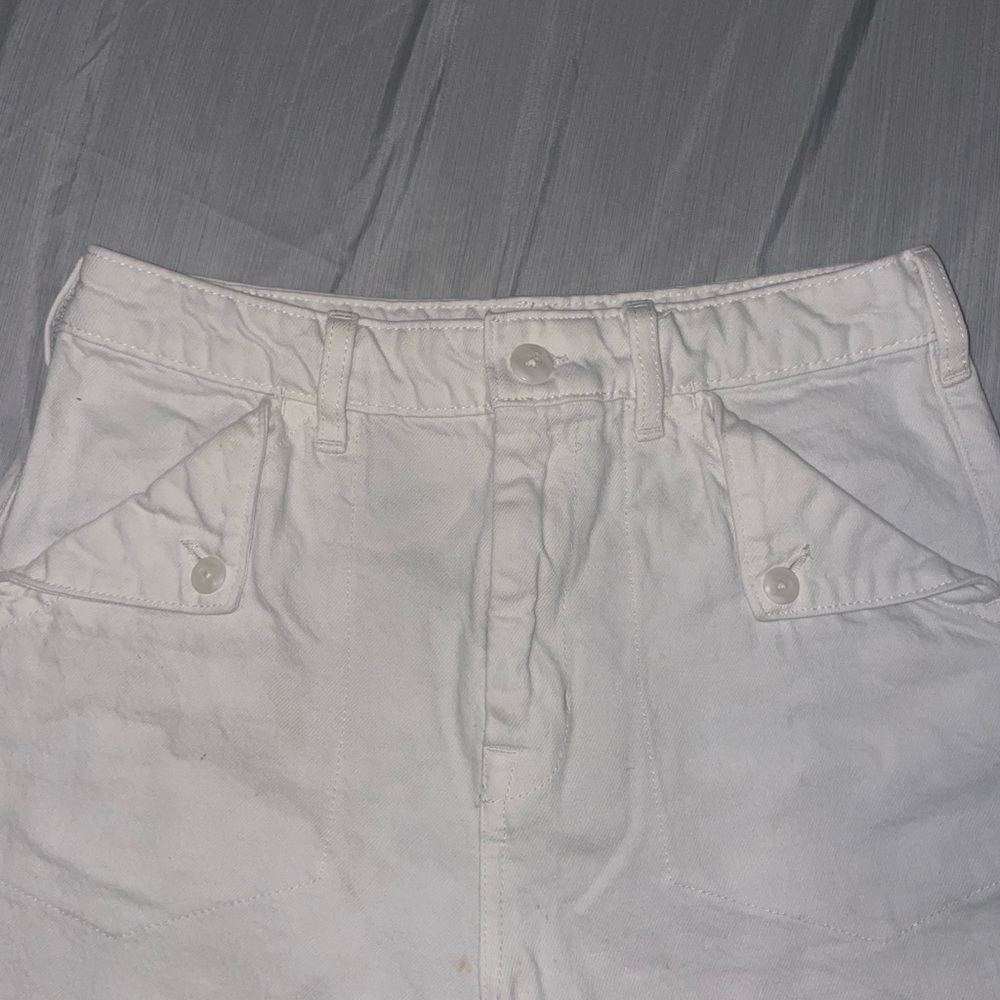 Unique Gap High Waisted White Pants